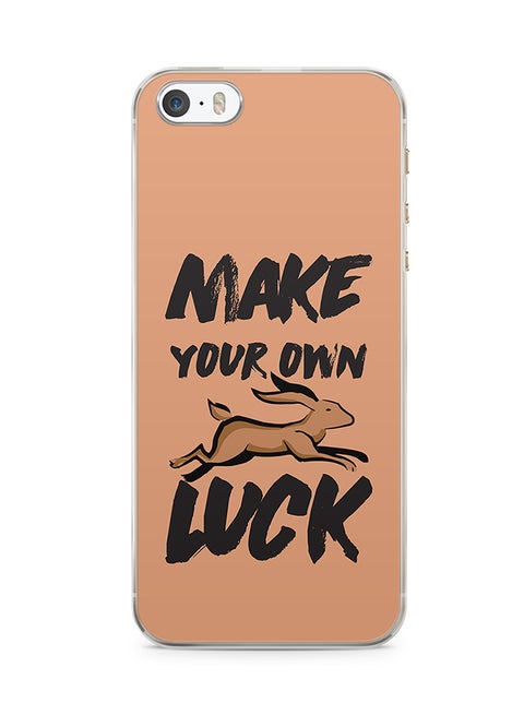 2D Print Protective Case Cover For Apple iPhone 5S Make Your Own Luck