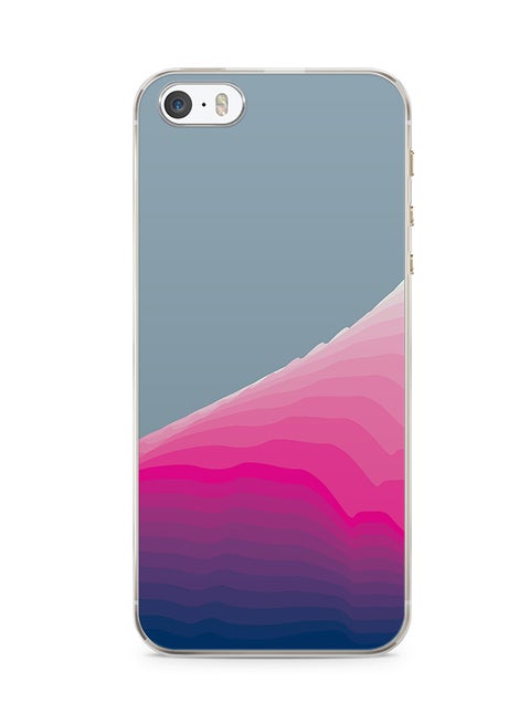 2D Print Protective Case Cover For Apple iPhone 5S Waves Pattern