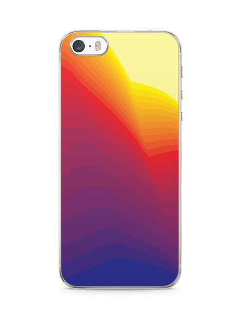 2D Print Protective Case Cover For Apple iPhone 5S Waves Pattern