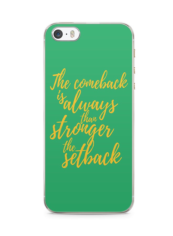 2D Print Protective Case Cover For Apple iPhone 5S Setback