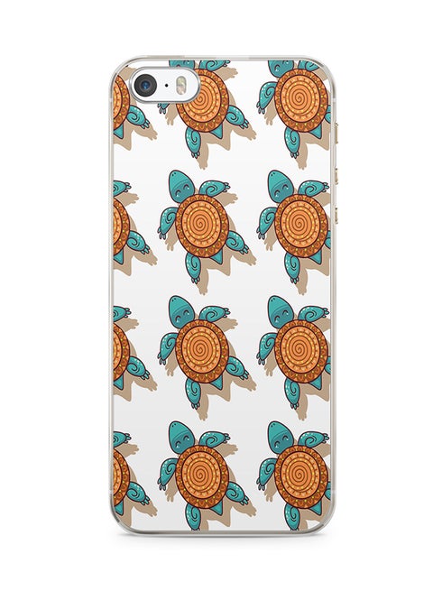 2D Print Protective Case Cover For Apple iPhone SE Turtle