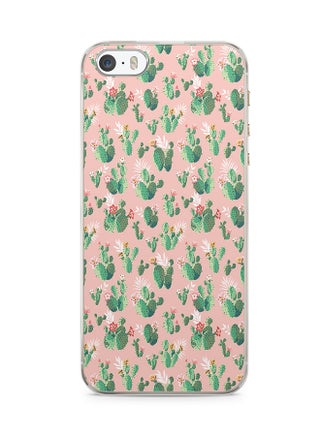 2D Print Protective Case Cover For Apple iPhone SE Boho Cactus Pattern - v1538134073/N18329449A_1