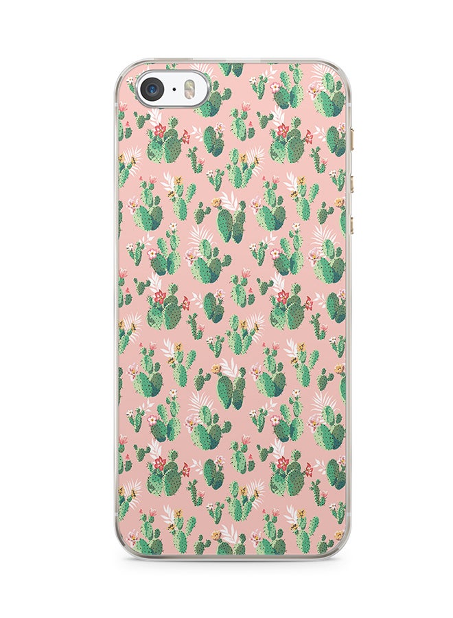 2D Print Protective Case Cover For Apple iPhone SE Boho Cactus Pattern