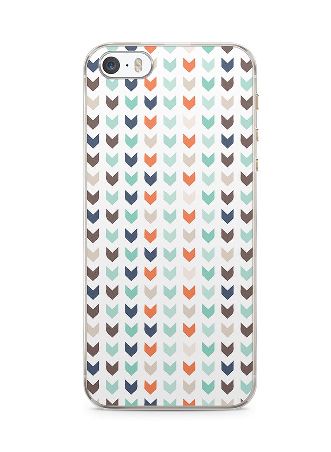 2D Print Protective Case Cover For Apple iPhone SE Chevron Pattern