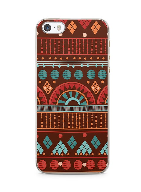2D Print Protective Case Cover For Apple iPhone SE African Art Style Pattern