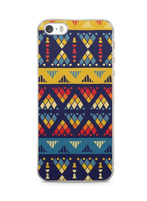 2D Print Protective Case Cover For Apple iPhone SE African Pattern Art Style