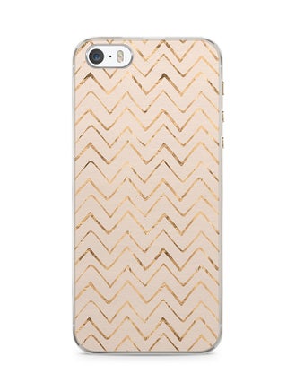 2D Print Protective Case Cover For Apple iPhone SE Texture Chevron - v1538134084/N18329506A_1