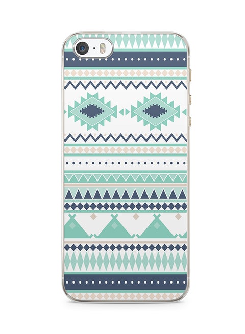 2D Print Protective Case Cover For Apple iPhone SE Geometrical Pattern