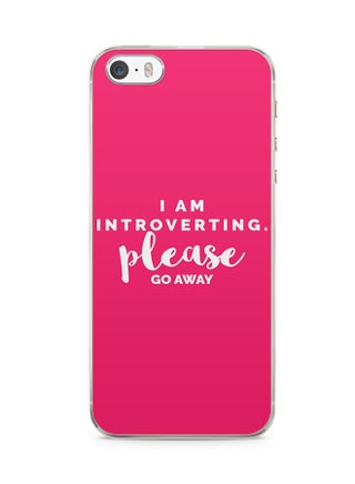 2D Print Protective Case Cover For Apple iPhone SE Please Go Away - v1538134106/N18329568A_1