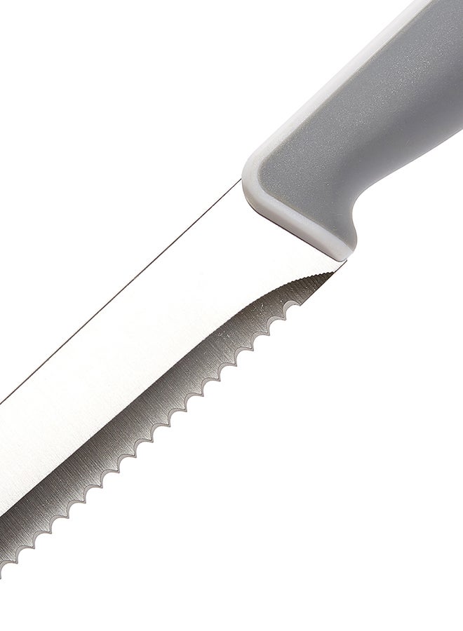 إيليان وير سكين من الستانلس ستيل لتقطيع الخبز رمادي فضي 14x2Ø³Ù†ØªÙŠÙ…ØªØ± - Image 2