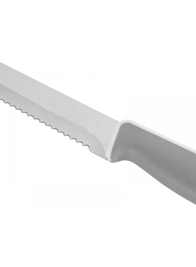 إيليان وير سكين من الستانلس ستيل لتقطيع الخبز رمادي فضي 14x2Ø³Ù†ØªÙŠÙ…ØªØ± - Image 3