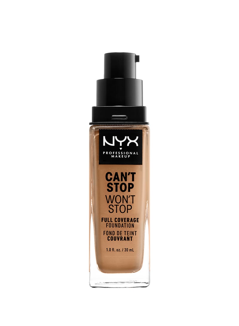 NYX PROFESSIONAL MAKEUP - Can't Stop Won't Stop Full Coverage Foundation Camel - Image 1