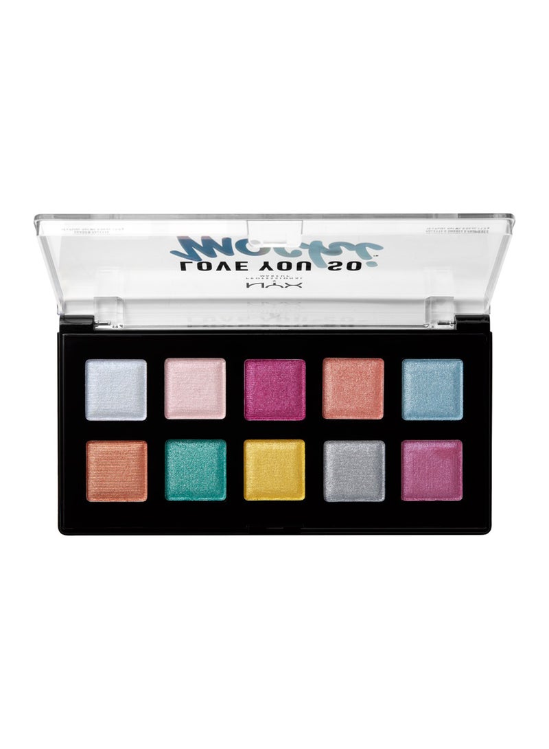 NYX PROFESSIONAL MAKEUP - Love You So Mochi Eyeshadow Palette Electric Pastels - Image 1