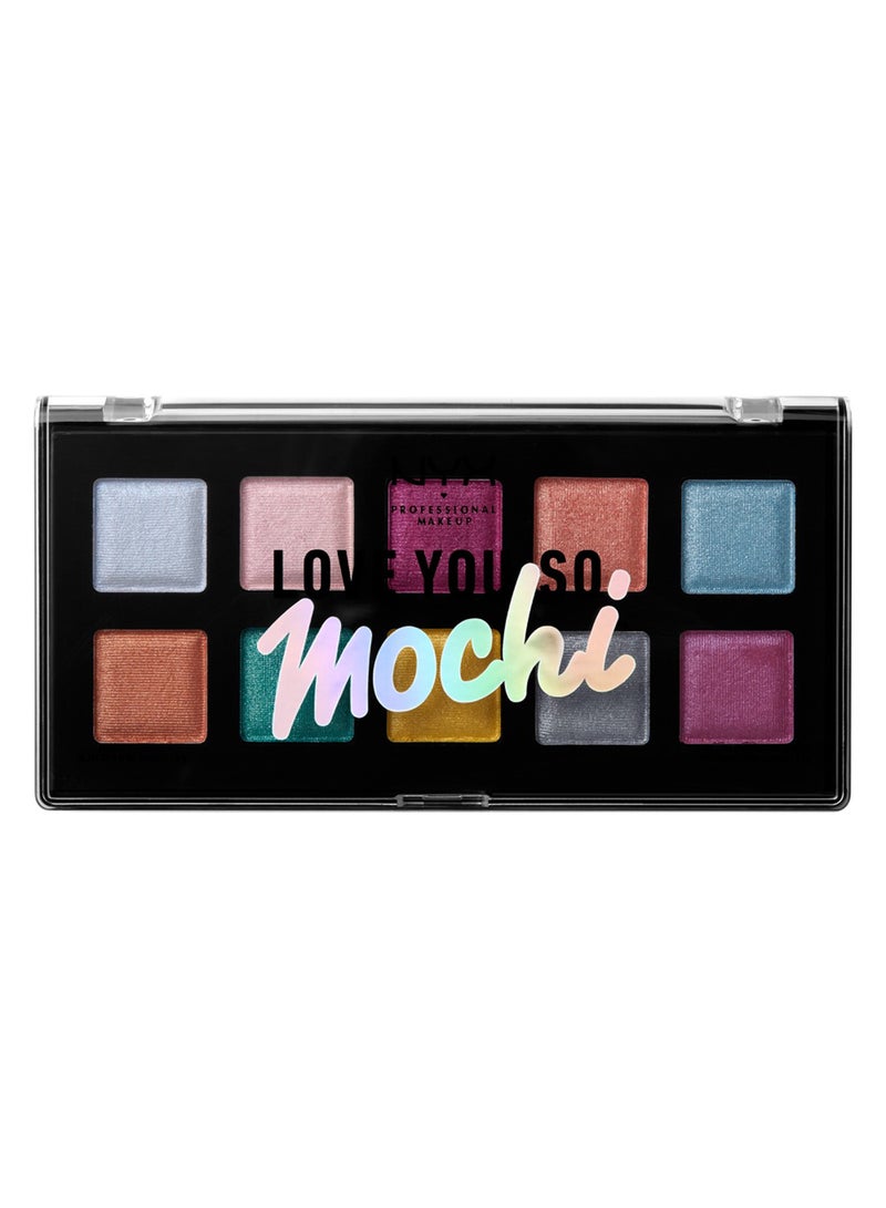 NYX PROFESSIONAL MAKEUP - Love You So Mochi Eyeshadow Palette Electric Pastels - Image 1