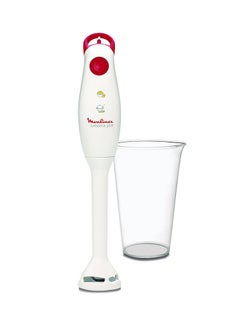 مولينكس خلاط يدوي صغير تيربو ميكس بلس، 350 وات 800.0 ml 350.0 W DD100141 أبيض/أحمر  - Image 2