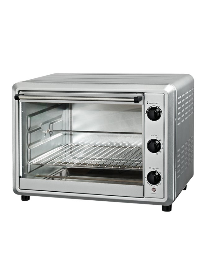 SUPER GENERAL Oven Toaster With Grill And Rotissery 60 L 50 L 2000 W SGEO 064KRC Silver 