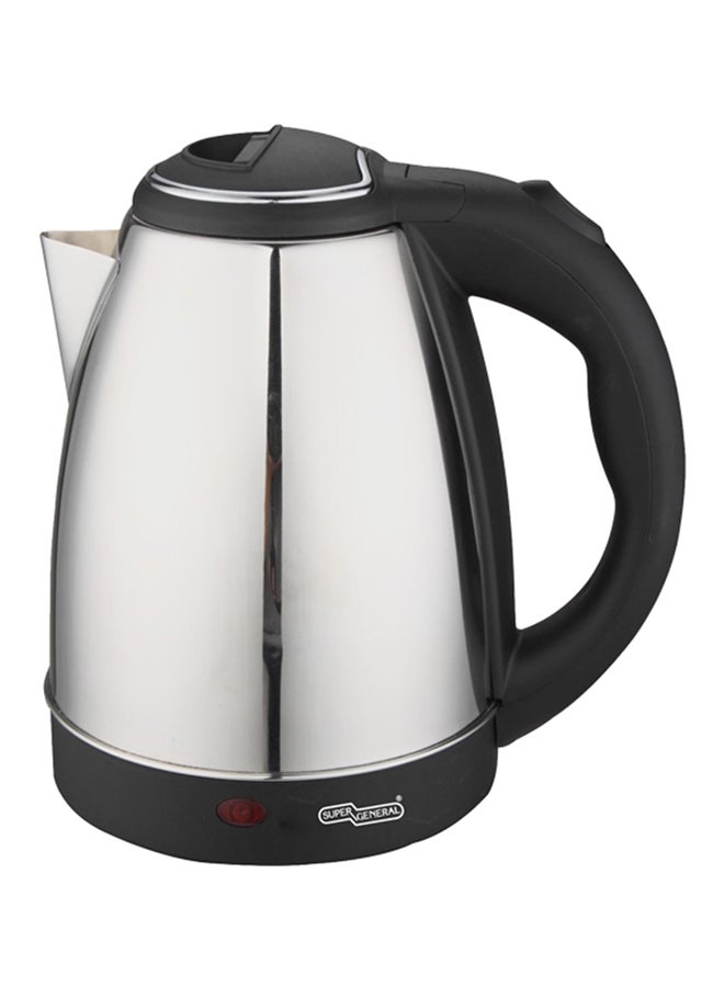 SUPER GENERAL Stainless Steel Kettle 1.5 L 1500.0 W SGK 115SSW Silver/Black 