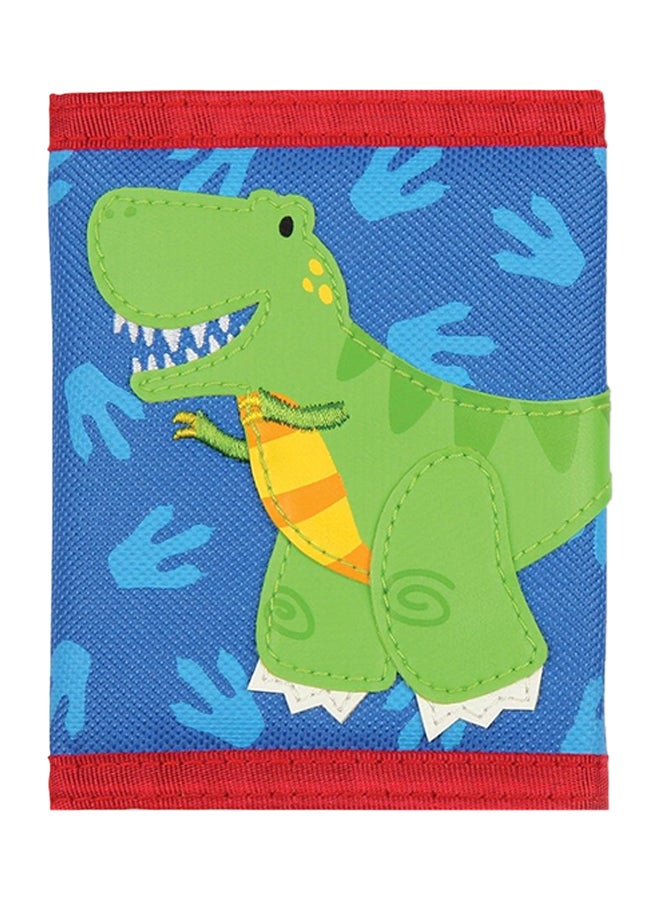 Stephen Joseph Dinosaur Design Wallet Green/Blue  - Image 1