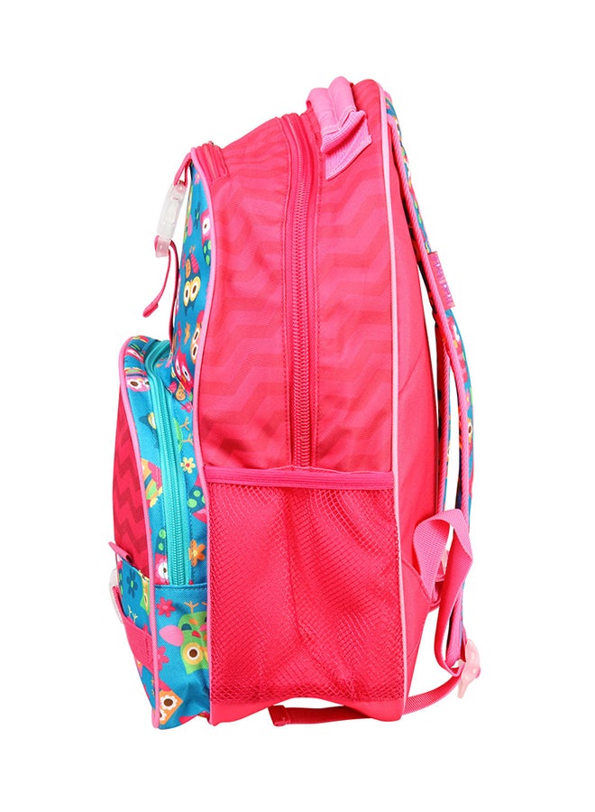 Stephen Joseph Owl Printed Backpack Pink/Blue  - Image 3