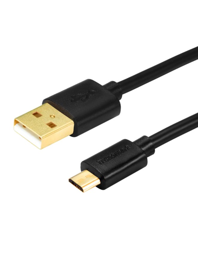 ترونسمارت كابل مايكرو USB للشحن السريع ومزامنة البيانات أسود - Image 2