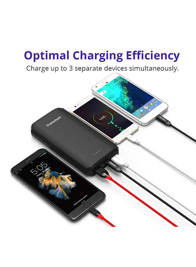 20000.0 mAh Edge Power Bank Black