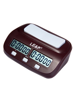 Digital Chess Clock I-go Count Up Down Timer for Game Competition PQ9907S Wine Red 17.00×11.00×6.00centimeter - v1538143374/N18277642A_1