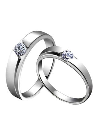 925 Sterling Silver Couple Ring Set - v1538143423/N18282044A_1