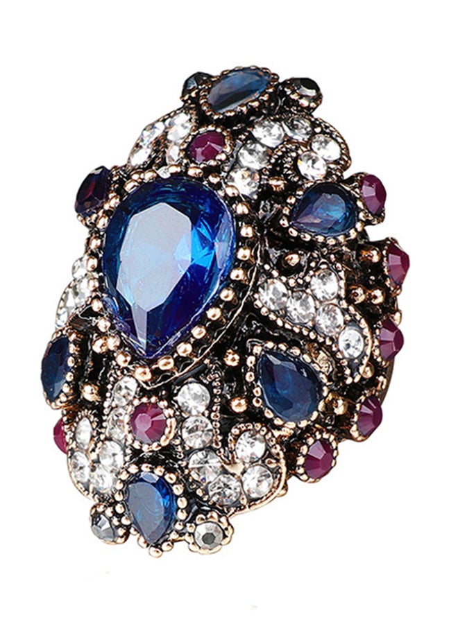 Generic - Blue Sapphire Gemstone Antique Ring - Image 1