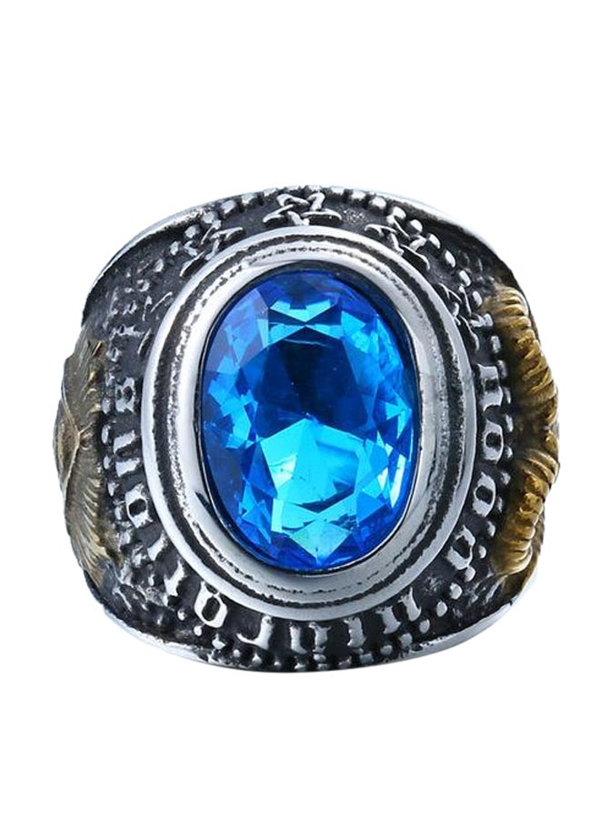 Vintage Titanium Steel Ring - Image 1