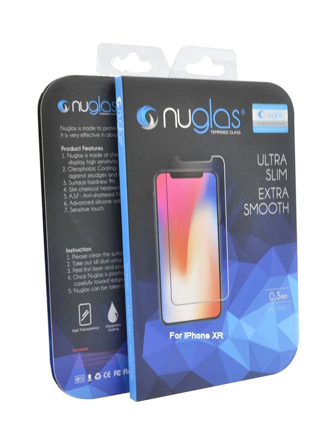 NuGlas - Tempered Glass Screen Guard For Apple iPhone XR Clear - Image 1