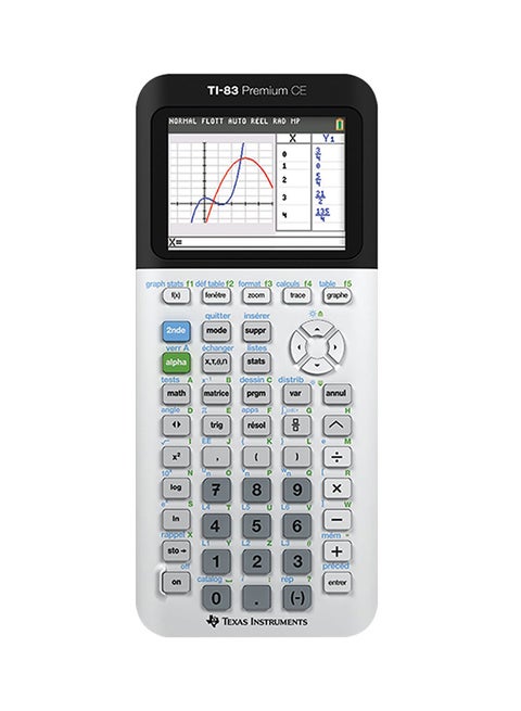 Ti-83 Premium CE Graphing Calculator Silver
