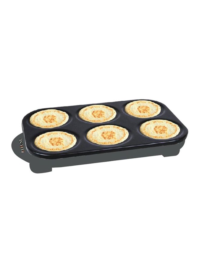 REBUNE 6 Slot Crepe Maker 1100.0 W RE-5-030 Black / White