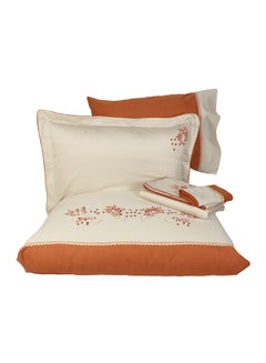 Ecocotton 6-Piece Efza Duvet Cover Set Cotton Terra  - Image 1