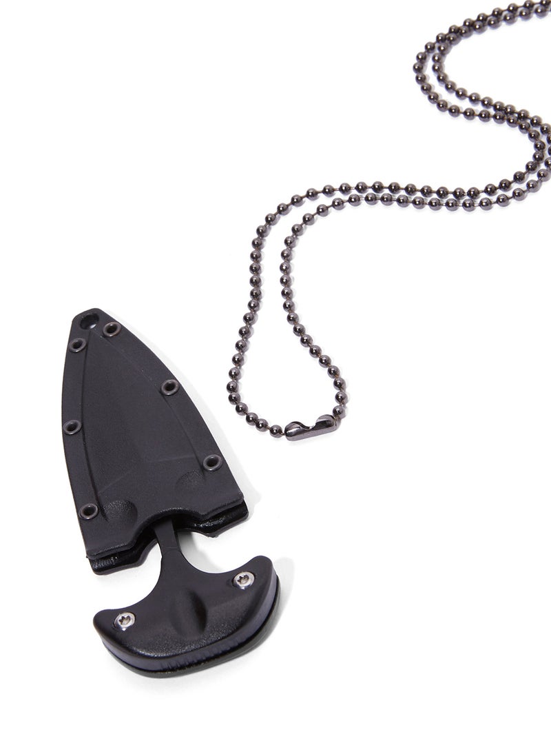 Outdoor Camping Chain Necklace Knife 8.2x0.5x3.3cm - Image 3