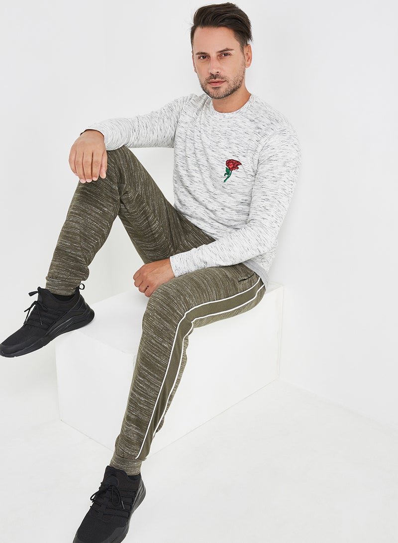 BRAVE SOUL - Long Sleeve Sweatshirt Grey - Image 1