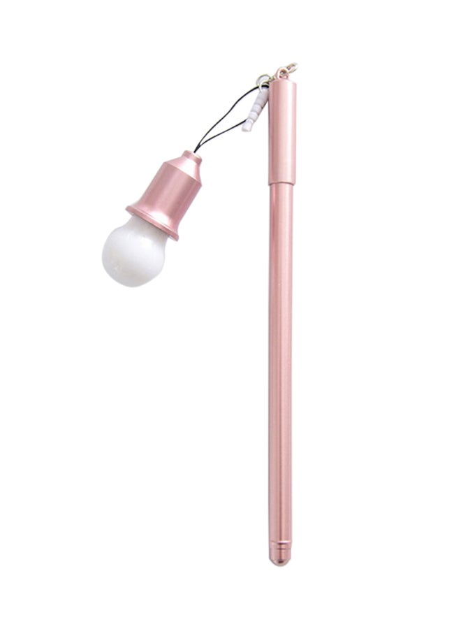 Generic Light Bulb Detailed Gel Pen Pink 