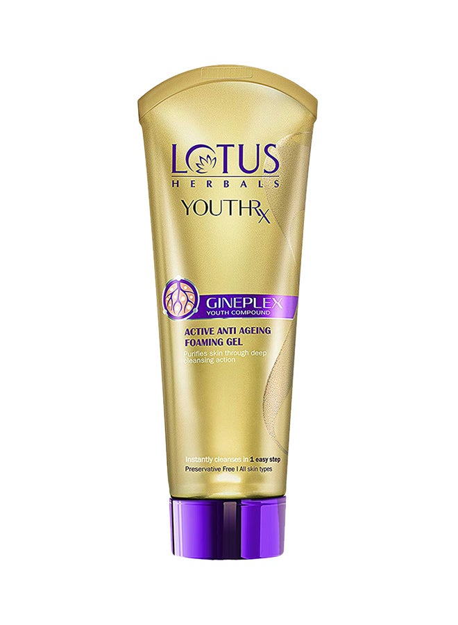 LOTUS HERBALS Youthrx Active Anti Ageing Foaming Gel 100grams 