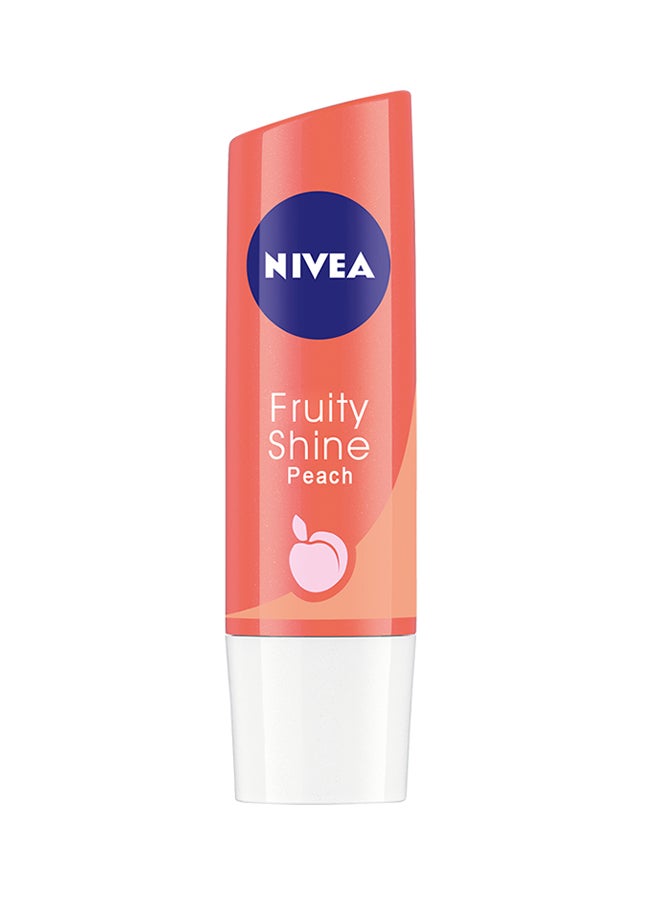 Nivea Fruity Shine Peach Lip Balm 4.8grams - Image 1