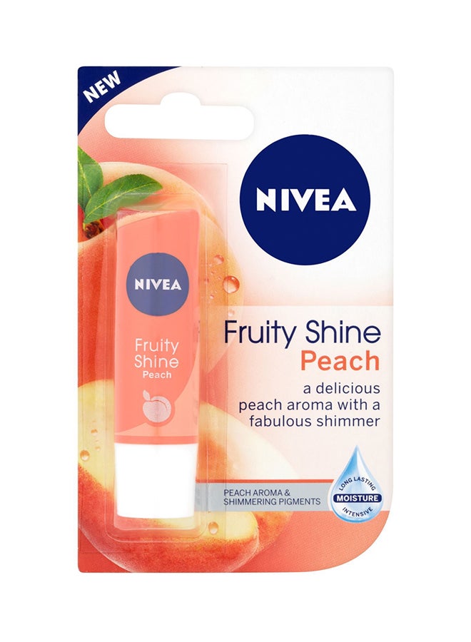 Nivea Fruity Shine Peach Lip Balm 4.8grams - Image 2