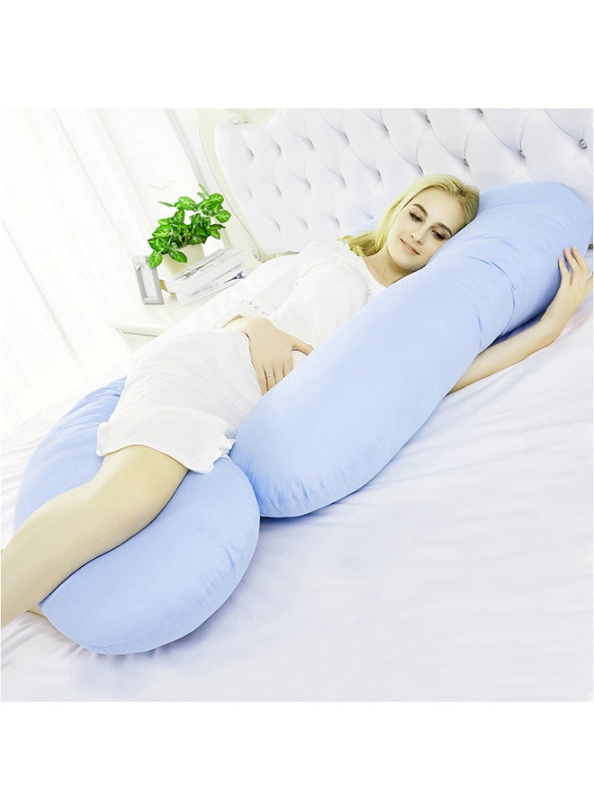 دورس بين وسادة حمل cotton أزرق 175x80x25سم - Image 2