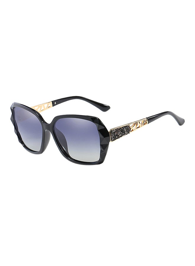 هيكوليتي نظارة شمسية بإطار كبير وعدسات حماية من الأشعة فوق البنفسجية للنساء - Image 1