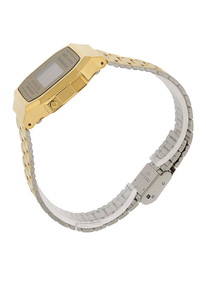 كاسيو ساعة يد رقمية بسوار من الإستانلس ستيل طراز A168WG-9WDF - 39 مم - ذهبي للرجال - Image 2