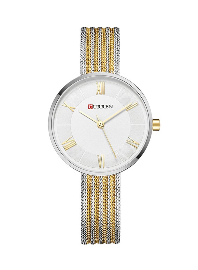 CURREN - women Stainless Steel Analog Watch WT-CU-9020-GO1#D2 - 26 mm - Silver/Gold - Image 1