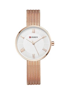 women Stainless Steel Analog Watch WT-CU-9020-RGO#D2 - 26 mm - Rose Gold