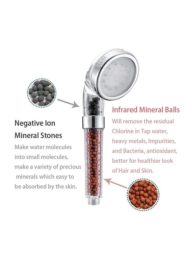 LED Equipped Shower Head Silver/Grey 25x8cm - Image 3