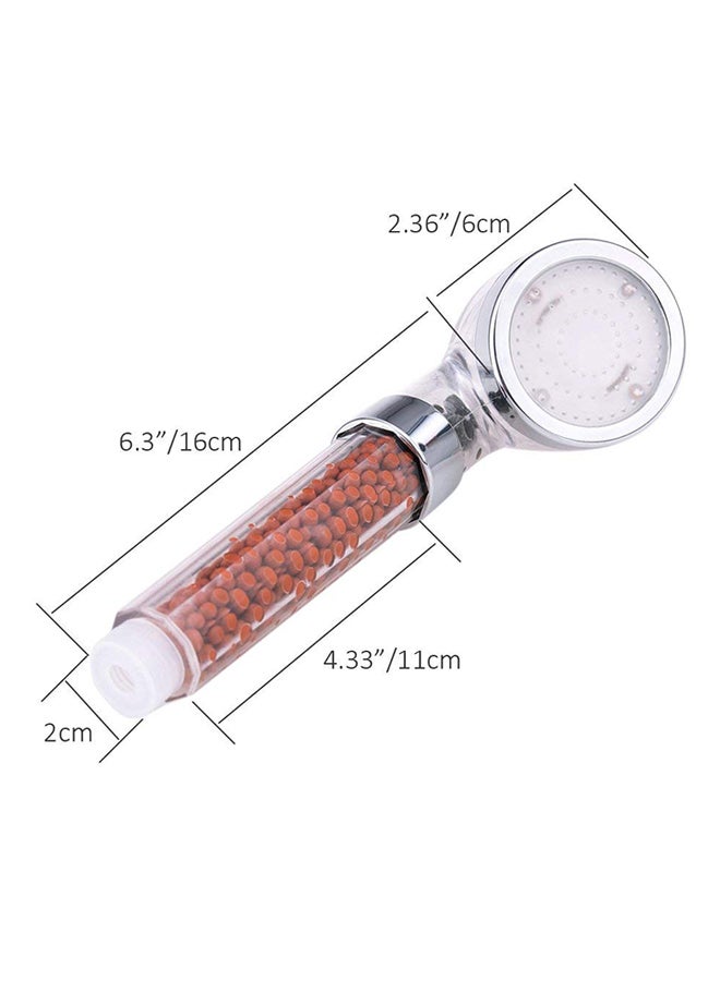 LED Equipped Shower Head Silver 25x8cm - Image 2