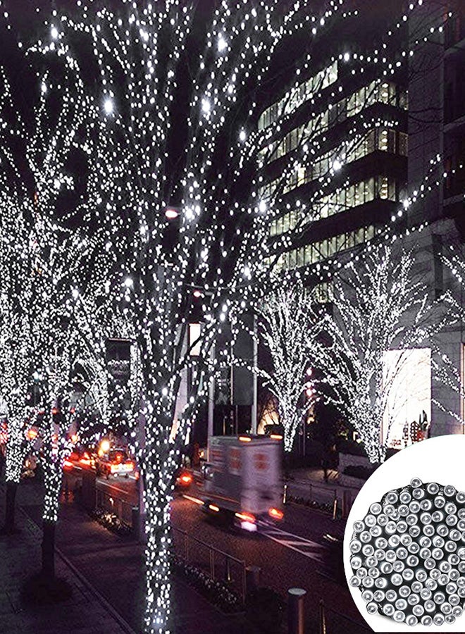 Generic LED Solar String Light 12M IP65 Waterproof 100 5V White 12meter  - Image 3