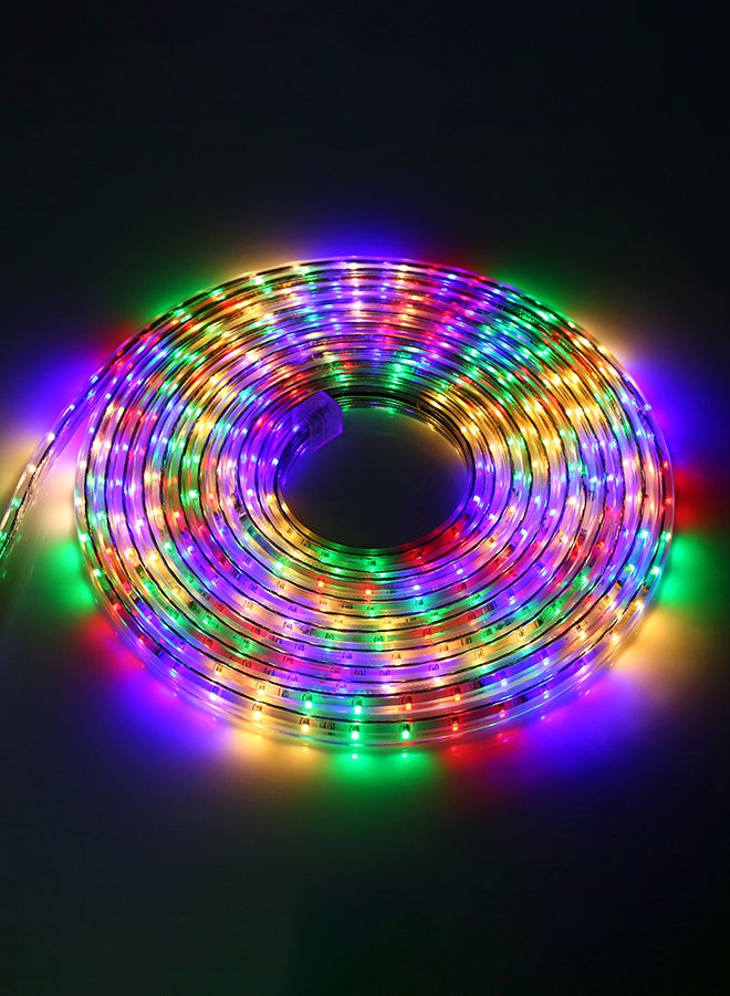 حبل إضاءة للزينة ب360 مصباح LED متعدد الألوان
