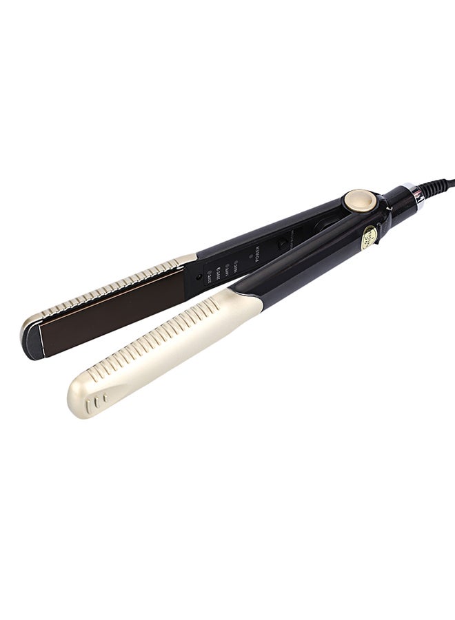 Kemei Hair Straightener Km - 327 Golden/Black - Image 2