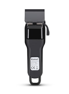 Kemei Rechargeable Electric Hair Trimmer With Comb Km - 1990 Black and Golden  - Image 4